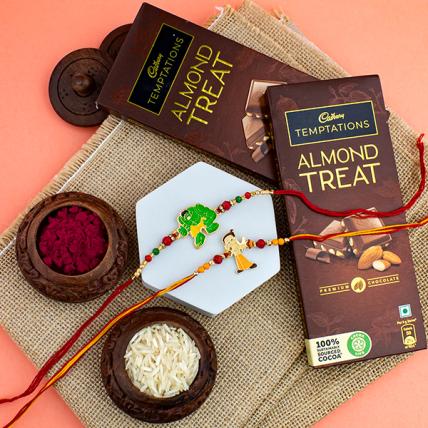 Kids Rakhi Set with Temptation Chocolates