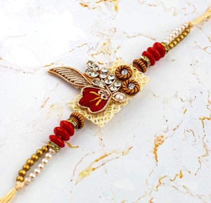 Beautiful Zardosi Rakhi