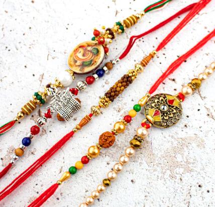 Love Brother Rakhi Combo of 5