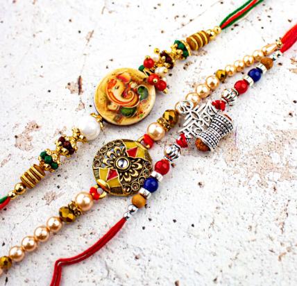 Elegant Rakhi Combo