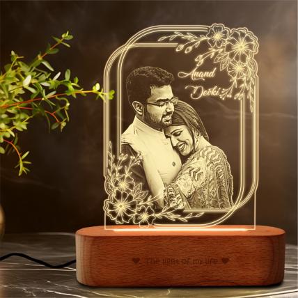 Elevate Your Precious Memories with our Engraved Acrylic Photo Frame: Where Elegance Meets Romance