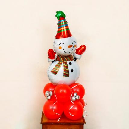 Snowman Santa Balloon Arrangement