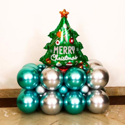 Merry Christmas Balloon Decor