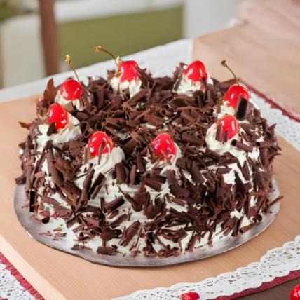 Blackforest Cake with Chocolate Shavings