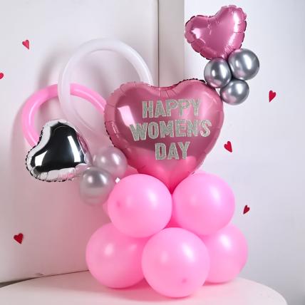 Whimsical Womens Day Balloon Bouquet
