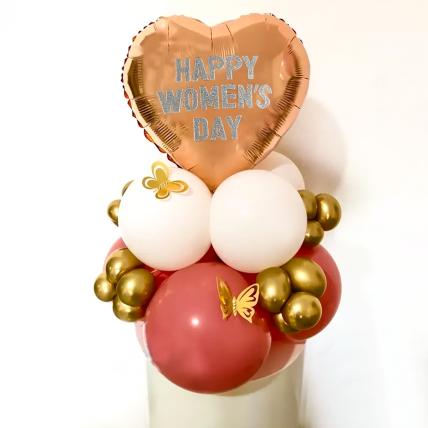 Heartfelt Womens Day Wish Balloon Bouquet