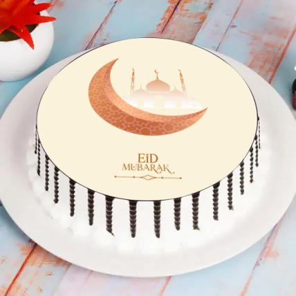 Eid Mubarak Photo Cake