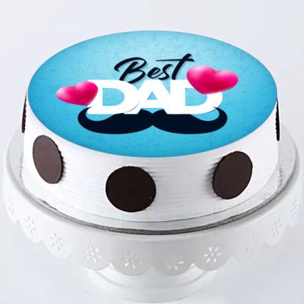 Best Dad Photo Cake