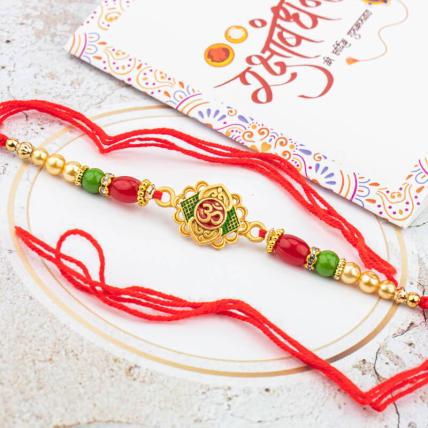 Exquisite OM  Rakhi