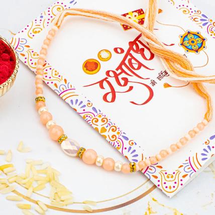 String of Pearls Rakhi