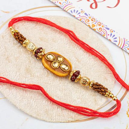Exquisite Stone Rakhi