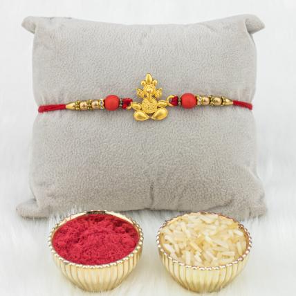 Elegant Ganesha Rakhi