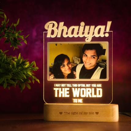 Shine On Bhaiya – A Photo Gift For Brother