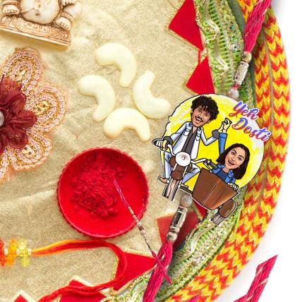 Yeh Dosti Customized Rakhi – Bike Ride Edition