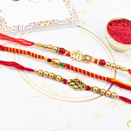 Religious 3 Rakhi Set 