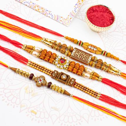 Stylist Bro Rakhi Combo of 5