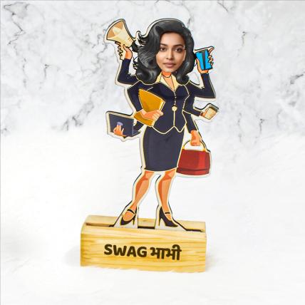 Swag-Bhabhi & Multi-Talented-Bhabhi Caricature