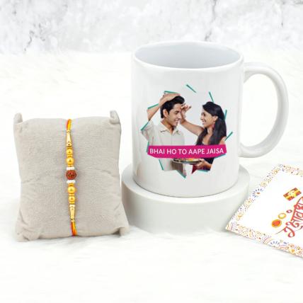 Bhai ho to Aisa Mug and Rakhi