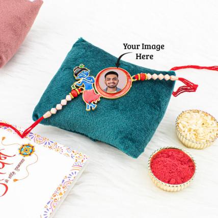 Krishna Blessings Personalized Rakhi