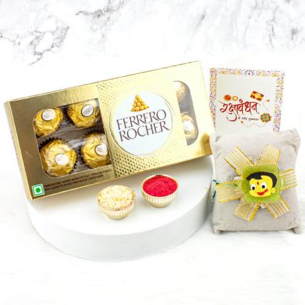 Chota Bheem Rakhi with Ferrro Rocher