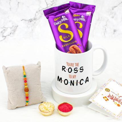 Ross Monica Rakhi Gift Combo