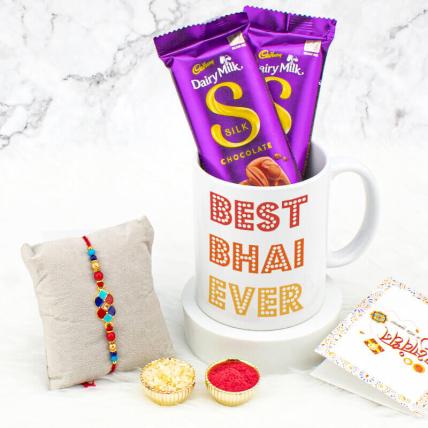 Best Bhai Ever Rakhi Gift Combo