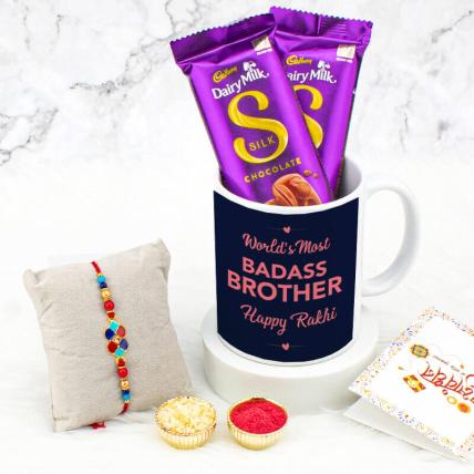 Badass Brother Rakhi Gift Combo