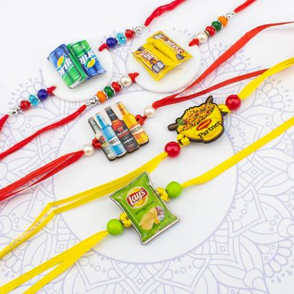 Cutest Rakhi Combo of 5