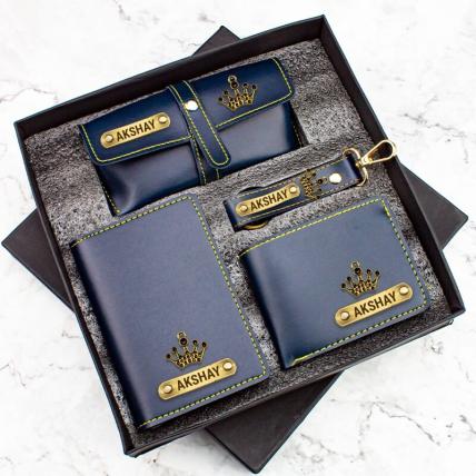 Royal Leather Wallet Kit with King Charm