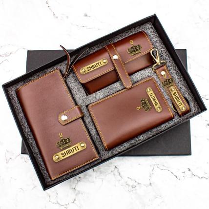 Royal Leather Wallet Kit with Queen Charm