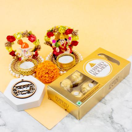 Divine Blessings Candle & Chocolate Set