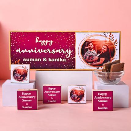 Anniversary Chocolate Gift for boyfriend  - Anniversary Gift for girlfriend 12 pieces