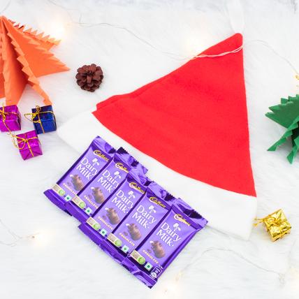  Santa Cap With Chocolates 