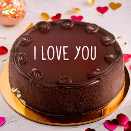 Valentine Chocolate Truffle Cake
