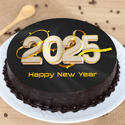 Happy New Year Delicious Cake