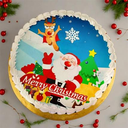 Christmas Photo Cake