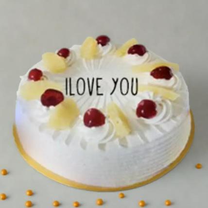 Valentine Pineapple Cake