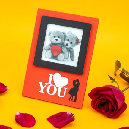 I Love You teddy Frame 