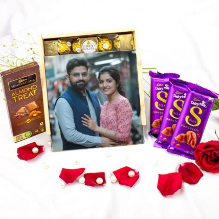 Personalised Love And Chocolates Box