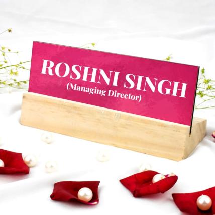 Personalised Desk Name Plate