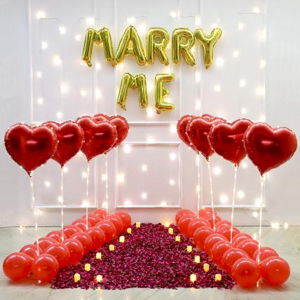 Marry Me Special Balloon Arrangement
