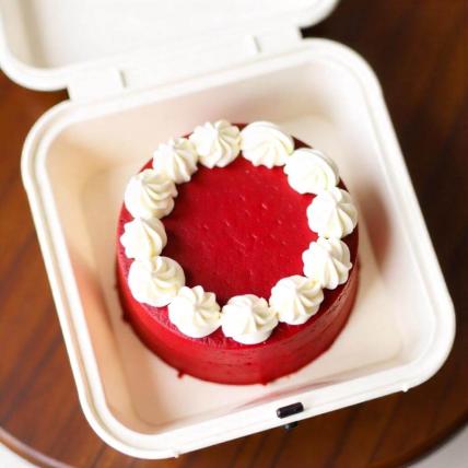 Red Velvet Delight Bento Cake 