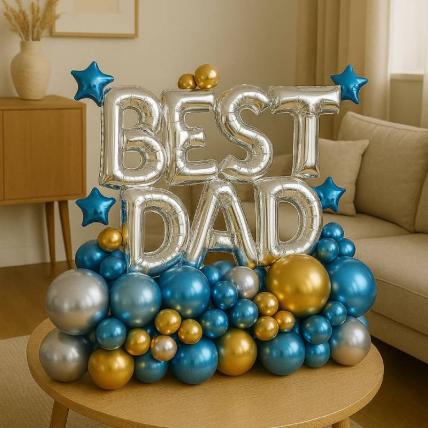 Best Dad Ever Balloon Bouquet