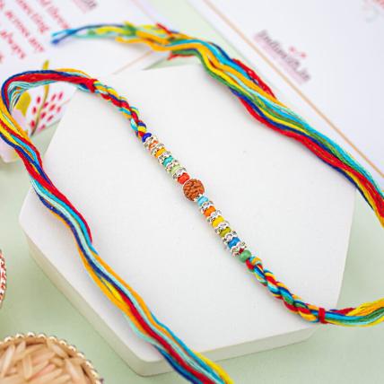 Studded Rudraksh Rakhi
