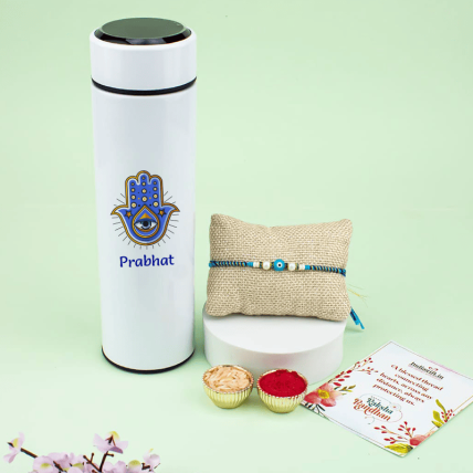 Evil eye Rakhi with Temperature bottle