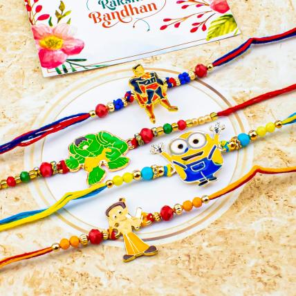 Kids Rakhi Combo of 4