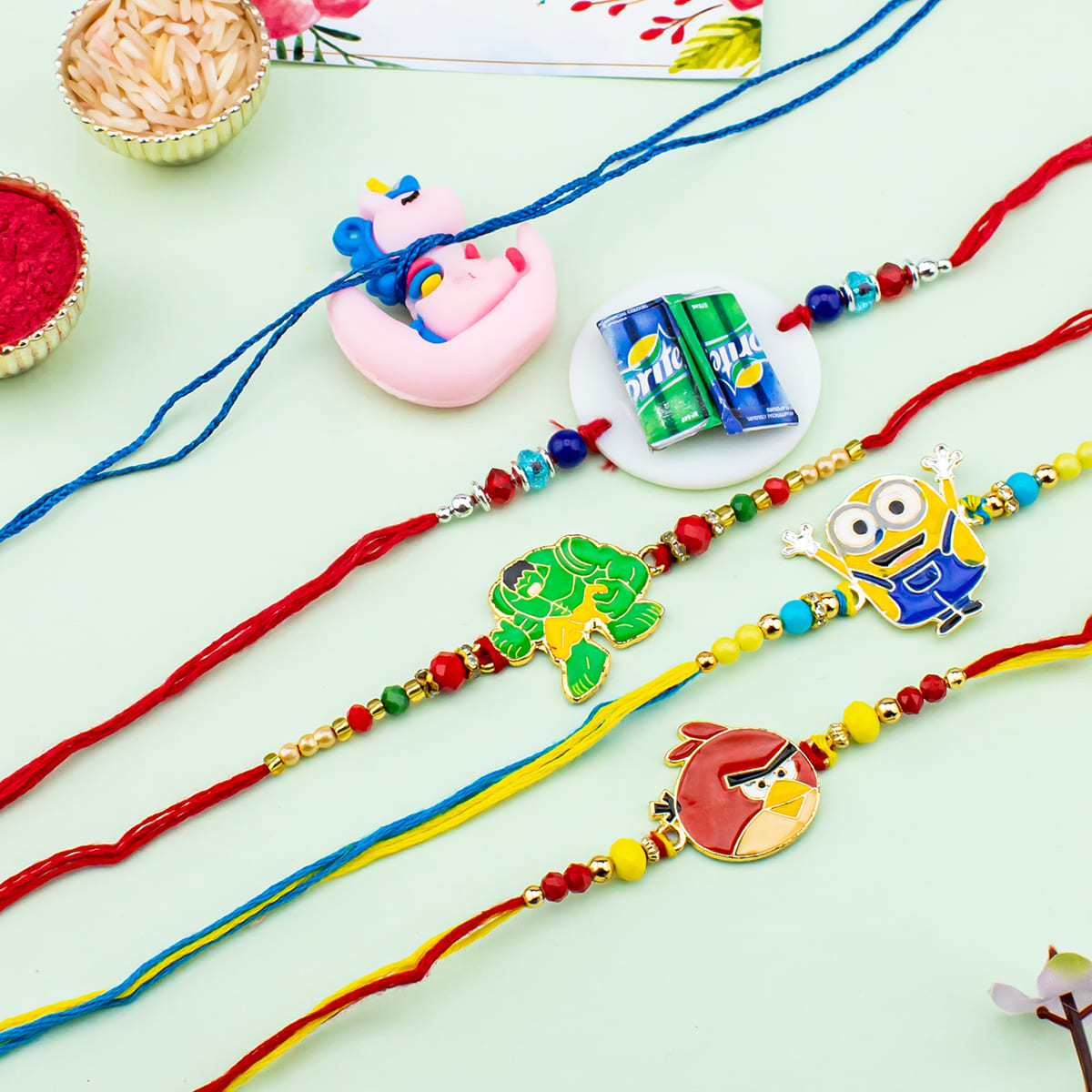 Coolest 5 Rakhis Set