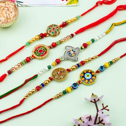 Unique 5 Rakhis Combo