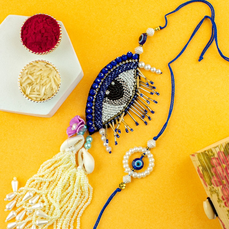 Evil Eye Rakhi for Bhaiya Bhabhi