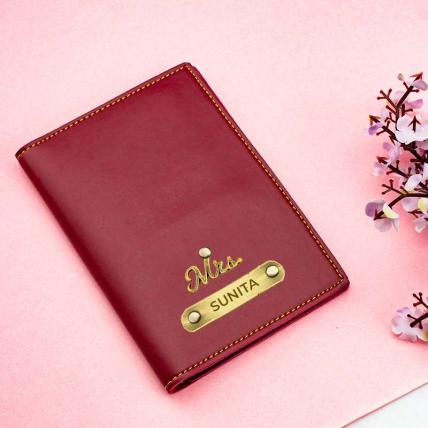 Personalised Passport Cover with Name & Charm